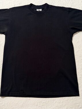 Pro Club Men's Heavyweight Cotton Short Sleeve Crew Neck T-Shirt - Black L